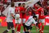 AGF var i første halvleg i knæ mod et dygtigt Benfica-mandskab. - Foto: Manuel De Almeida/Ritzau Scanpix