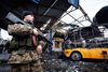 En bevæbnet mand fra separatistbevægelsen Donetsk People's Republic.