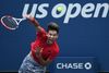 Dominic Thiem server. Dominic Thiem vinder. FOto: Danielle Parhizkaran-USA TODAY Sports
