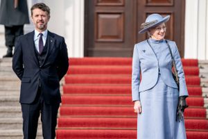 Efter statsbesøg i Berlin fortæller dronning Margrethe, at hun er meget glad for samarbejdet med kronprinsen.