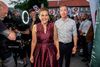 Pia Olsen Dyhr og Jacob Mark ankommer til Valgfesten hos Socialistisk Folkeparti på Borups Højskole. Foto: Martin Sylvest/Ritzau Scanpix