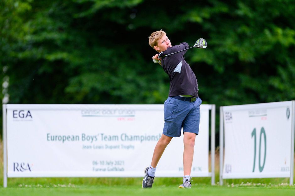 Emil Elkjær fra Odder Golfklub er blandt bedste sin aldersgruppe