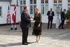 Statsminister Mette Frederiksen modtager udenrigsminister Mike Pompeo på Marienborg. Foto: Thibault Savary/AFP