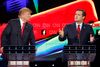 Donald Trump (tv.) og Ted Cruz (th.) har langet kraftigt ud efter hinanden i dagene op til valget i Iowa, som skyder valget af Republikanernes præsidentkandidat i gang for alvor.
