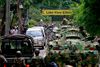 Cafeen ligger i diplomatkvarteret i hovedstaden Dhaka. Foto: AP
