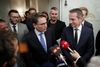 Seks partier præsenterede tirsdag eftermiddag et længe ventet forlig om fremtidens boligskat. Erhvervsminister Brian Mikkelsen (K) mener, at De Konservative er kommet igennem med 90 pct. af partiets politik. Foto: Polfoto