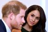 FILE PHOTO: Meghan, Duchess of Sussex, looks at Britain's Prince Harry during the WellChild Awards pre-Ceremony reception in London, Britain, October 15, 2019. REUTERS/Toby Melville/Pool/File Photo