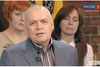 Dmitrij Kiseljov i russisk tv, april 2012.
