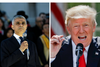 Londons borgmester Sadiq Khan og USA's præsident Donald Trump fortsætter deres fejde. Fotos: AP