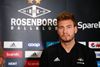 Nicklas Bendtner optræden under tirsdagens pressemøde i Rosenborg har udlst højlyst undren i norske medier. Foto: Terje Pedersen