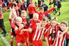 Glade fodbolddrenge fra Hover IF til Hinnerup Cup. Pressefoto