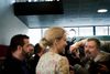 Statsminister Helle Thorning-Schmidt (S) og indenrigs- og økonomiminister Morten Østergaard (R) var i går på visit på Aalborg Universitetshospital. Her hørte de bl.a. om hospitalets erfaringer med telemedicinske løsninger. Foto: Ida Munch