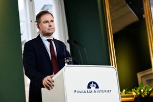 Finansminister Nicolai Wammen præsenterede mandag nye initiativer, der skal holde hånden under dansk økonomi under coronakrisen. Foto: Philip Davali/Ritzau Scanpix.