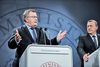 Finansminister Claus Hjort Frederiksen (V) ved fremlæggelsen af regeringens plan for udflytning af statslige arbejdspladser.