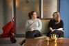 I september åbnede et nyt iværksætterfællesskab over Gellerup Bibliotek. Her skal bl.a. Ida Melander (t.v.) og Anne-Sofie Wolsing drive projektet ”rethink activism”. Foto: Benjamin Nørgaard