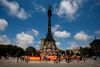 Monumentet, der hylder Christopher Columbus kan risikere at gennemgå nogle ændringer, hvis det står til Barcelonas borgmester. Foto: Pau Barrena/AFP