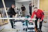 Frivillige i håndværkerforeningen Mand&bil afsætter en gang om året to dage til at arbejde for et godt formål. Foto: Mikkel Berg Pedersen