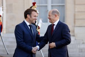 Den franske præsident og den tyske kanslers årlige topmøde er på grund af de to europæiske stormagters kolde forhold aflyst i år. Arkivfoto: Ludovic Marin 