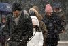 Varslerne har betydet tusindvis af aflyste fly. Lufthavnene i New York, Boston, Baltimore, Washington og Philadelphia er værst ramt ifølge flytjenesten FlightAware. Foto: Bebeto Matthews/AP