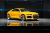 Korte udhæng og muskuløse former kendetegner Audi Sport Quattro Concept, som hylder den første Quattro Sport. Foto: Newspress