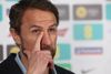Soccer Football - UEFA Nations League - Group C - England v Hungary - Molineux Stadium, Wolverhampton, Britain - June 14, 2022 England manager Gareth Southgate being interviewed after the match Action Images via Reuters/Paul Childs