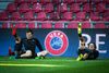 FC Københavns William Kvist ser frem til mødet med Ajax. her ses han med Thomas Delaney inden en Champions League kamp i efteråret. Arkivfoto: Jonas Olufson