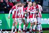 AaB's Kasper Pedersen scorede til 1-0 i opgøret mellem AaB og AGF på Aalborg Portland Park. Foto: Henning Bagger/Ritzau Scanpix