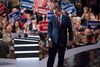 Ted Cruz, da han gik fra scenen efter at have holdt sin tale. Flere gange buhede publikum af ham. Foto: Evan Vucci/AP