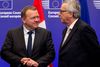 Jean-Claude Juncker mener, at Europa vil være nemmere at forstå, hvis der kun står én kaptajn ved roret. Det er Lars Løkke Rasmussen uenig i. Foto: Virginia Mayo/AP