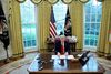 Donald Trump i Det Ovale Værelse. Foto: REUTERS/Carlos Barria
