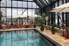 Der er varmt i pool- og wellnessområdet med sauna og dampbad hos Belle Guldsmeden. Foto: Tahmasbi