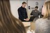 På Gammelgaardsskolen i Åbyhøj har man fra dette skoleår indført et nyt digitalt program, som via et smiley-system hjælper lærere, elever og forældre med at holde øje med fraværet i udskolingen, dvs. eleverne i 7.-9. klasse. Foto: Joachim Ladefoged