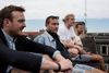 Startup City er 1. august flyttet fra Ceres-byen til kommunens tomme hus i Valdemarsgade. Christoffer Immanuel, Adrian Matthew Fey, Alexander Christiansen og Martin Rohde (fra venstre) er partnere i Culture Works og har været med i flytteprojektet. Foto: Rune Aarestrup Pedersen