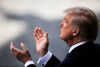 Før Trump har ingen amerikansk præsident siden 1975 ligget under 40 procents opbakning. Den tvivlsomme ære tilfaldt Gerald Ford. Foto: Markus Schreiber/AP