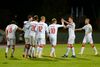 Christian Eriksen med 10 på ryggen har øget til 2-0 til Danmark på vejen til landsholdets første sejr i Nations League. Foto: Haraldur Gudjonsson/AFP