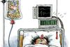 Regionerne har gentagnegange ønsket sig en eller anden form for prioritering af den meget dyre medicin, så sygehusene ikke behøver at tage det nyeste præparat i brug, men har lov at skele til prisen. Tegning: Rasmus Sand Høyer