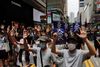 Demonstranterne har samlet sig i shoppingområdet Causeway Bay. Foto: Tyrone Siu/Reuters