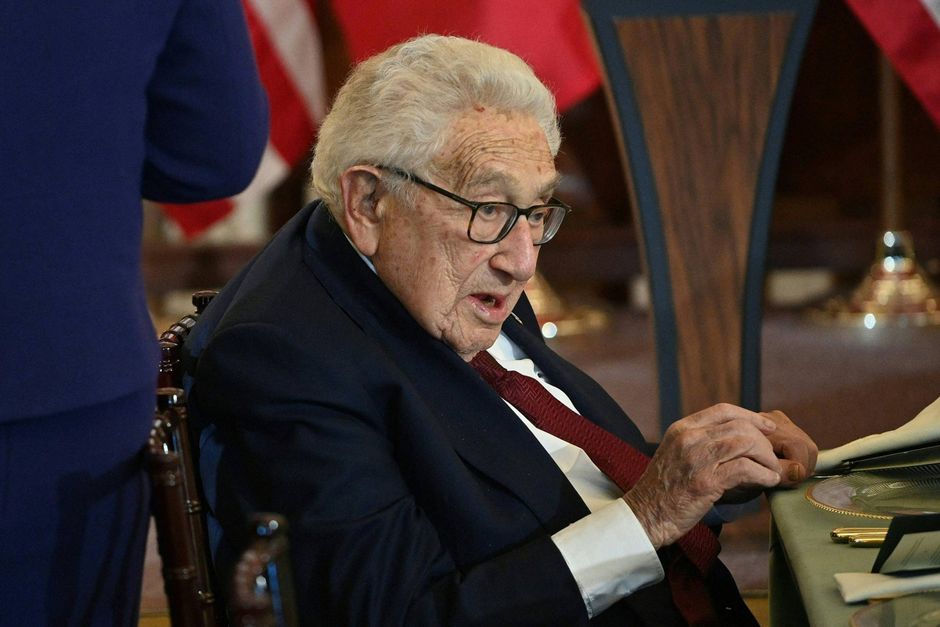 USA's tidligere udenrigsminister Henry A. Kissinger fyldte 100 år i lørdags - og er dermed den sidste overlevende fra Nixons regering. Foto: Roberto Schmidt/AFP