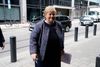 Norges statsminister Erna Solberg ankommer til pressemødet den 15. maj i Oslo. Foto: Lise Åserud / NTB scanpix