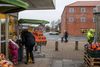 I Nordjylland, her Hjallerup, undrer bl.a. erhvervslivet sig over, at landsdelen er underlagt ekstraordinære restriktioner pga. minksmitten. Foto: Joachim Ladefoged
