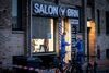 En 20-årig mand blev dræbt af skud på frisørsalonen Salon Ørn på Mørkhøjvej i Brønshøj i København, tirsdag den 29. september 2020. Arkivfoto: Mads Claus Rasmussen/Ritzau Scanpix