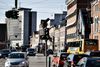 Kystvejen i Århus før byggearbejdet gik igang på både vejen og det nye Aarhus Ø.