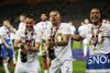 Leeds United fejrer, at den tidligere storklub endelig er tilbage i det bedste selskab. Den nye sæson begynder til september.. Foto: Lee Smith