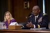 Lloyd Austin (th.) blev onsdag afhørt af et udvalg fra det amerikanske senat, hvor han havde dårlige nyheder.