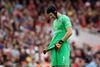 Den tjekkiske Arsenal-målmand, Peter Cech, ville ikke finde sig i kritik fra Bayer Leverkusen. Foto: Tim Ireland/ AP