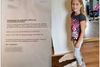 Malinas Gustavsens forældre valgte torsdag at lægge brevet fra Sandefjord Kommune og et billede af Malina på Facebook.