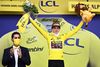 Jonas Vingegaard iklædte onsdag sig sin første gule trøje i Tour de France nogensinde. Foto: Anne-Christine Poujoulat/AFP
