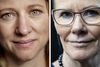 Regionsrådsformand Sophie Hæstorp Andersen (tv.) og tidligere folketingsmedlem Mette Reissmann går begge efter posten som Socialdemokratiets overborgmesterkandidat i København. Fotos: Mads Nissen/Ritzau Scanpix, Stine Tidsvilde/Ritzau Scanpix