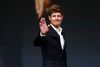 Cycling - 2022 Tour de France Presentation - Palais des Congres, Paris, France - October 14, 2021 Jakob Fuglsang during the presentation for the 2022 Tour de France and the Tour de France Femmes REUTERS/Gonzalo Fuentes