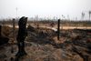 A tract of Amazon jungle is seen after a fire in Boca do Acre, Amazonas state, Brazil August 24, 2019. REUTERS/Bruno Kelly